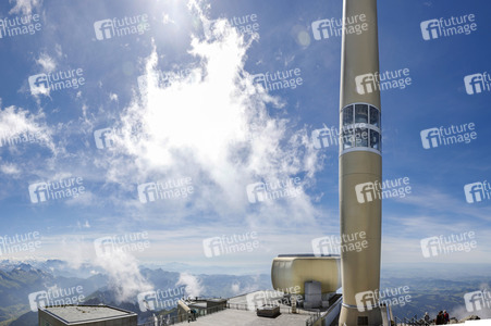 Auf dem Berg Säntis an der Schwägalp