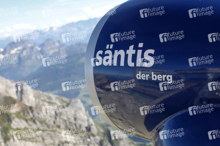 Auf dem Berg Säntis an der Schwägalp