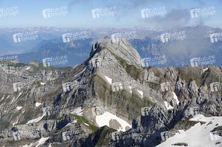 Auf dem Berg Säntis an der Schwägalp