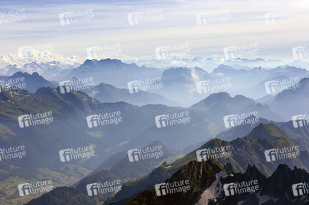 Auf dem Berg Säntis an der Schwägalp