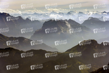 Auf dem Berg Säntis an der Schwägalp