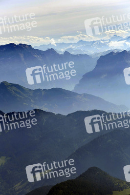 Auf dem Berg Säntis an der Schwägalp