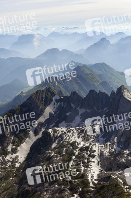 Auf dem Berg Säntis an der Schwägalp