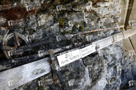 Auf dem Berg Säntis an der Schwägalp
