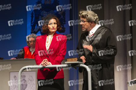 Theaterprobe 'Zeugin der Anklage' in Berlin