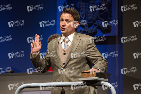 Theaterprobe 'Zeugin der Anklage' in Berlin