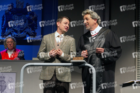 Theaterprobe 'Zeugin der Anklage' in Berlin