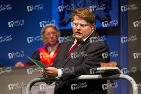 Theaterprobe 'Zeugin der Anklage' in Berlin
