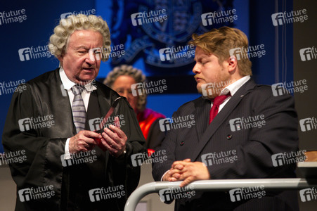 Theaterprobe 'Zeugin der Anklage' in Berlin