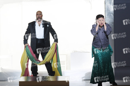 Opernprobe 'Aida' in Berlin