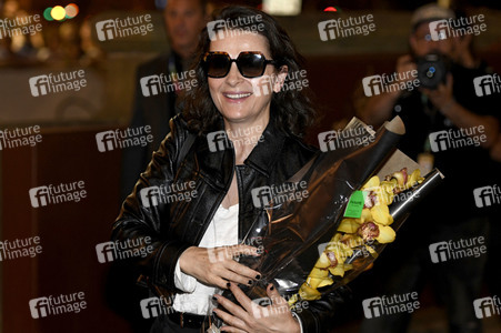 Ankunft von Juliette Binoche auf dem San Sebastian International Film Festival 2023