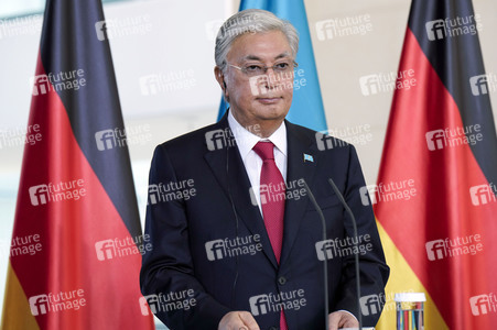 Empfang des Staatspräsidenten der Republik Kasachstan Kassim-Schomart Tokajew in Berlin