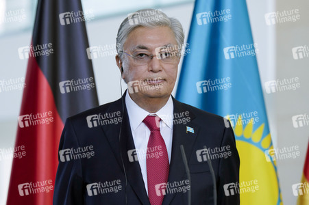 Empfang des Staatspräsidenten der Republik Kasachstan Kassim-Schomart Tokajew in Berlin