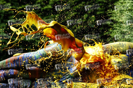 BODYART: Mauer Splash / Wall Splash