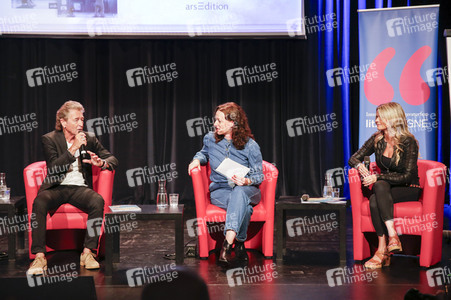 Hendrikje Balsmeyer und Peter Maffay auf der lit.Cologne Spezial 2023 in Köln