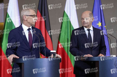 Empfang des Ministerpräsidenten von Bulgarien im Kanzleramt in Berlin