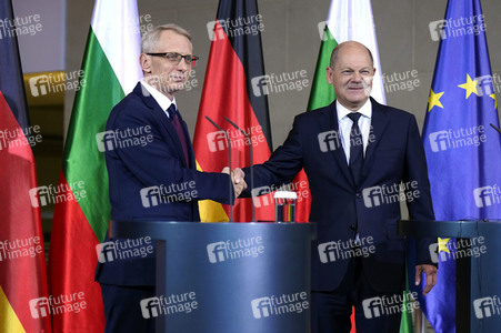 Empfang des Ministerpräsidenten von Bulgarien im Kanzleramt in Berlin