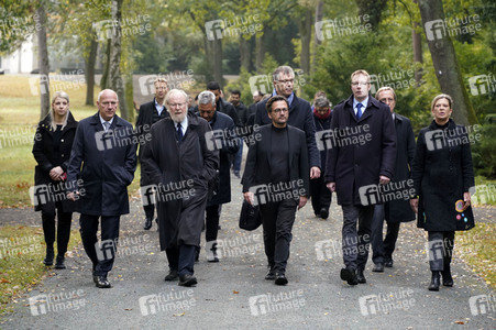 Kranzniederlegung in Gedenken an Willy Brandt in Berlin