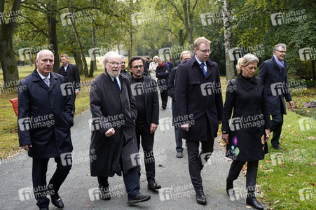 Kranzniederlegung in Gedenken an Willy Brandt in Berlin
