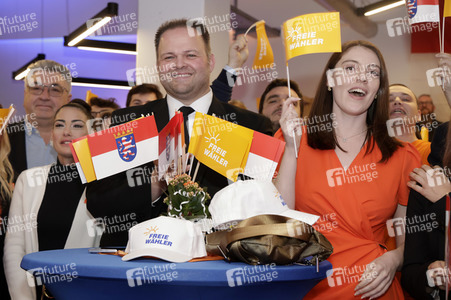Wahlparty der Freien Wähler in Gießen