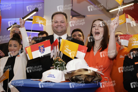 Wahlparty der Freien Wähler in Gießen
