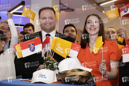 Wahlparty der Freien Wähler in Gießen