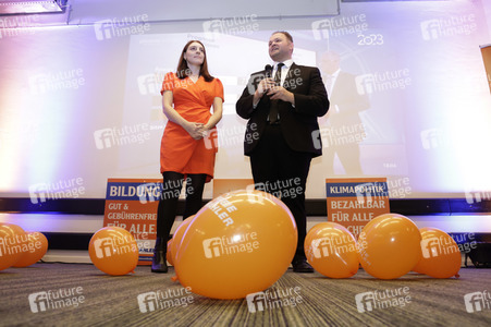 Wahlparty der Freien Wähler in Gießen