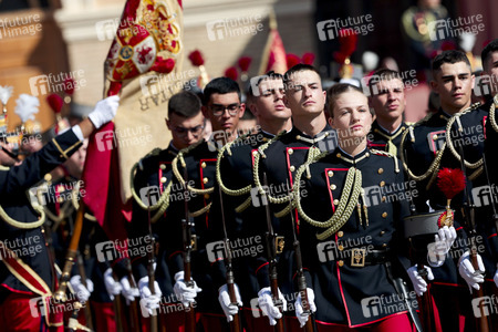Vereidigung  von Prinzessin Leonor an der Militärakademie von Saragossa