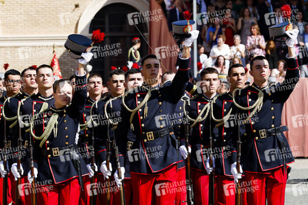 Vereidigung  von Prinzessin Leonor an der Militärakademie von Saragossa