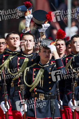 Vereidigung  von Prinzessin Leonor an der Militärakademie von Saragossa