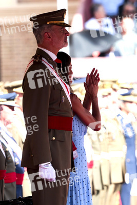 Vereidigung  von Prinzessin Leonor an der Militärakademie von Saragossa