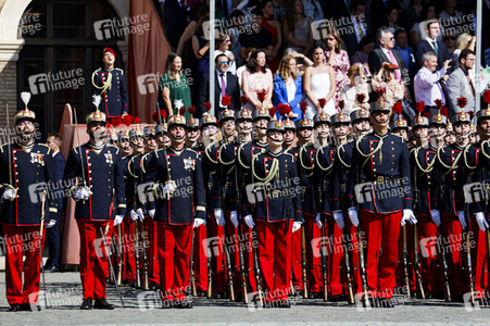 Vereidigung  von Prinzessin Leonor an der Militärakademie von Saragossa