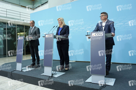 Pressekonferenz der CDU nach den Landtagswahlen in Hessen und Bayern in Berlin