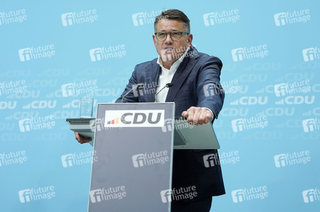 Pressekonferenz der CDU nach den Landtagswahlen in Hessen und Bayern in Berlin