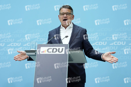 Pressekonferenz der CDU nach den Landtagswahlen in Hessen und Bayern in Berlin