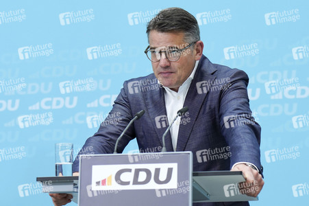 Pressekonferenz der CDU nach den Landtagswahlen in Hessen und Bayern in Berlin
