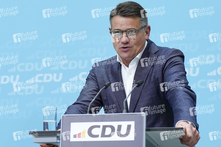 Pressekonferenz der CDU nach den Landtagswahlen in Hessen und Bayern in Berlin