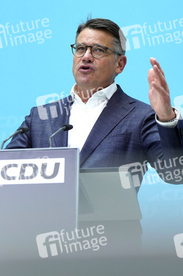 Pressekonferenz der CDU nach den Landtagswahlen in Hessen und Bayern in Berlin