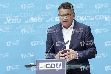 Pressekonferenz der CDU nach den Landtagswahlen in Hessen und Bayern in Berlin