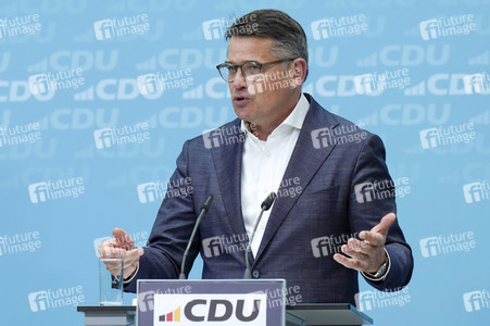 Pressekonferenz der CDU nach den Landtagswahlen in Hessen und Bayern in Berlin