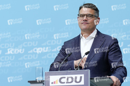 Pressekonferenz der CDU nach den Landtagswahlen in Hessen und Bayern in Berlin
