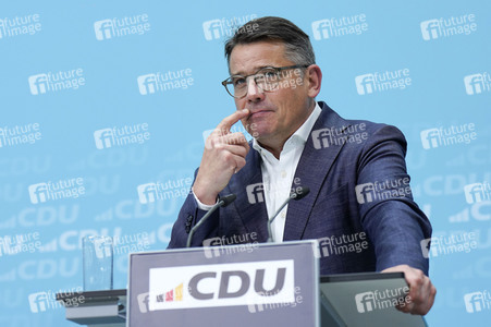 Pressekonferenz der CDU nach den Landtagswahlen in Hessen und Bayern in Berlin