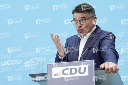 Pressekonferenz der CDU nach den Landtagswahlen in Hessen und Bayern in Berlin