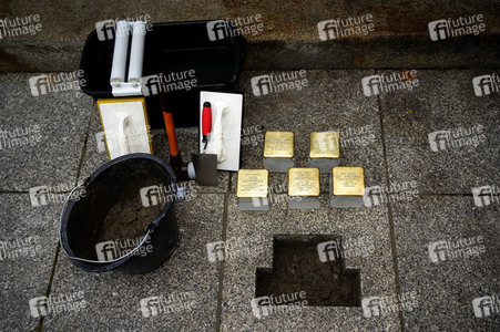 Stolpersteinverlegung vor der Archenhold-Sternwarte in Berlin