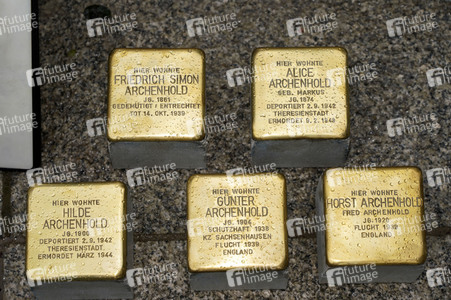 Stolpersteinverlegung vor der Archenhold-Sternwarte in Berlin