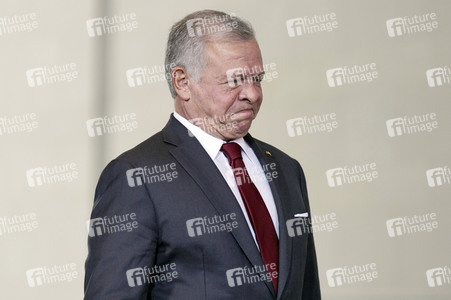 Empfang des Königs von Jordanien im Kanzleramt in Berlin