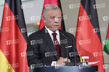 Empfang des Königs von Jordanien im Kanzleramt in Berlin