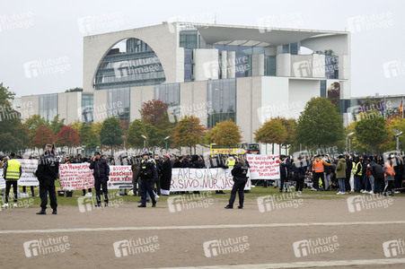 Demonstration von Jesiden in Berlin