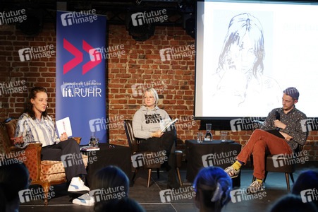 Mareike Graepel und Jan Hendrik Ax auf der lit.Ruhr 2023 in Bochum