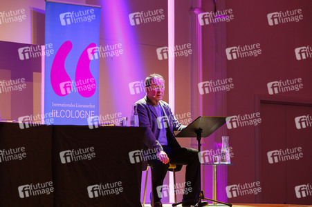 Richard Ford und Ulrich Noethen auf der lit.Cologne Spezial 2023 in Köln